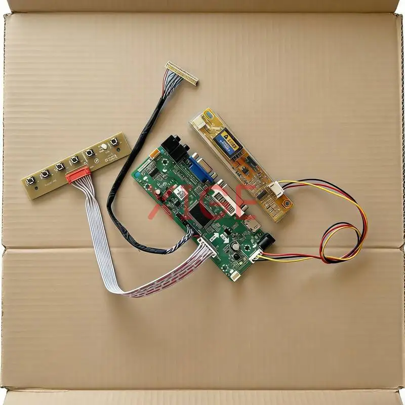 

Комплект платы контроллера дисплея для LP150X09 LP150X06 LP150X08 LP150X05, DIY, 1024x768, 30-контактный LVDS VGA DVI HDMI, 1-CCFL, 1024*768