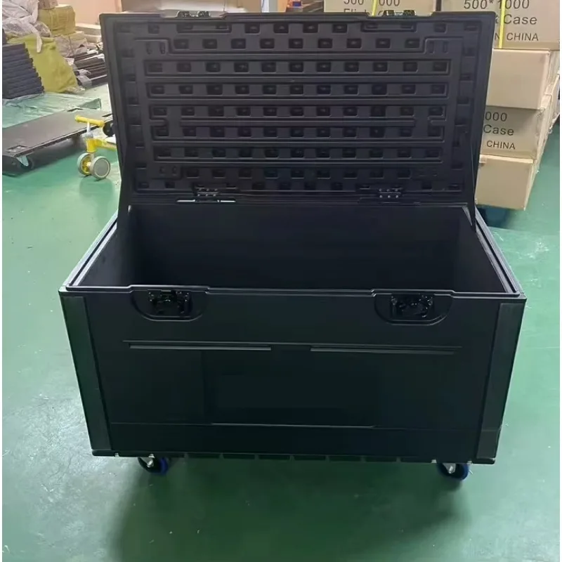 PE Plastic Multipurpose ATA Road Case Cable Trunk Utility Road Trunk Flight Road Case with Wheels OEM&ODM Support