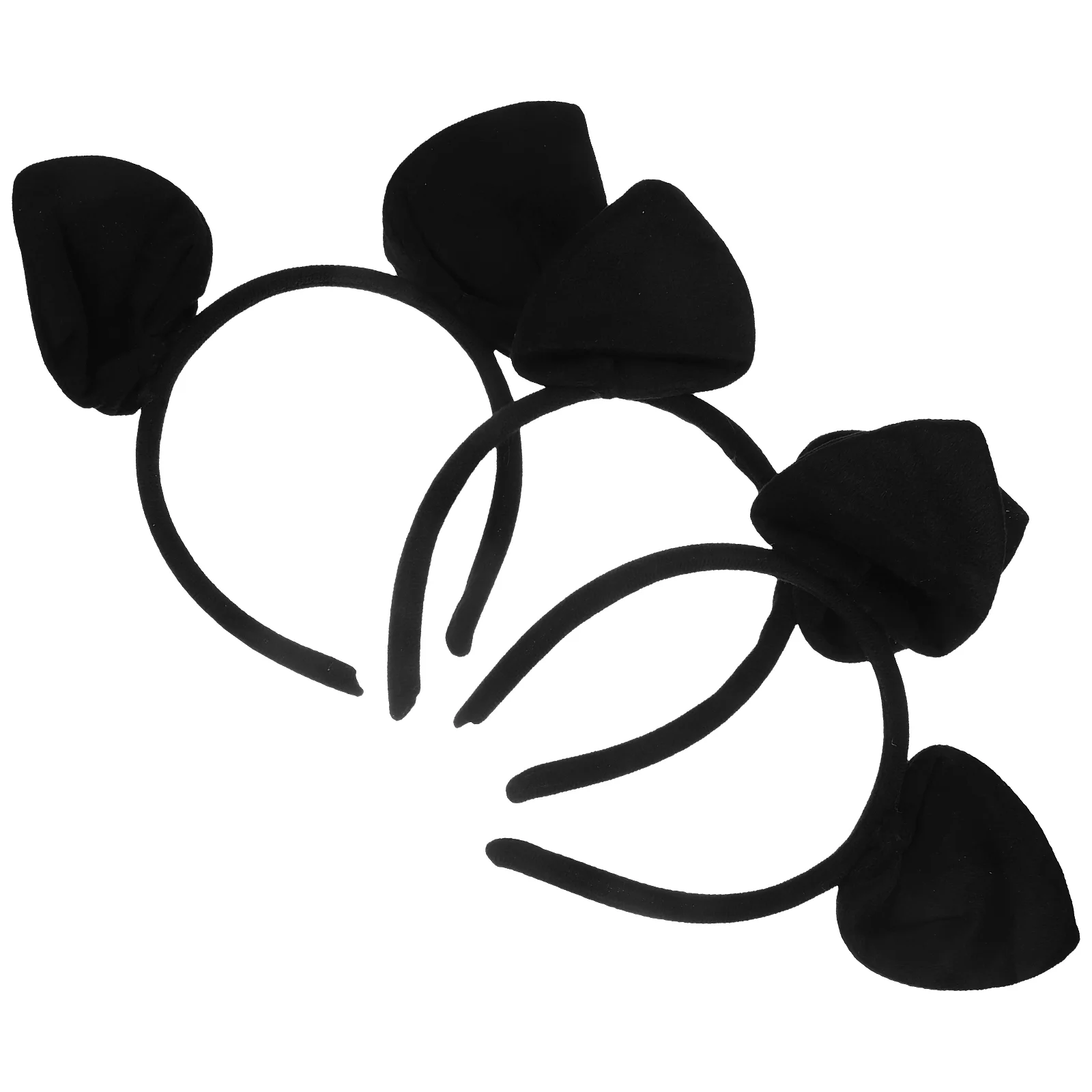 3 Pcs Pumpkin Headband Bat Ears Adult Animal Girls Headbands Make up Hair Accessories for Black Costume Women Miss