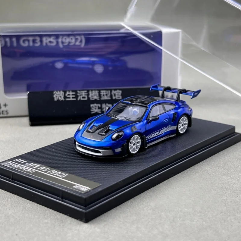 

TM 1:64 992 GT3 RS die-cast simulation alloy car model, boy Christmas gift toy, adult collectible ornament.