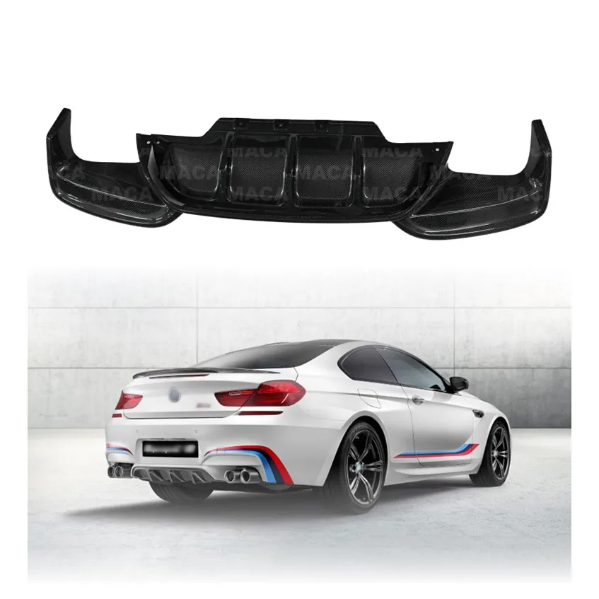 Premium Carbon Fiber MP Style Rear Diffuser For BMW M6 F06 F12 F13 M-Performance 2011-2017