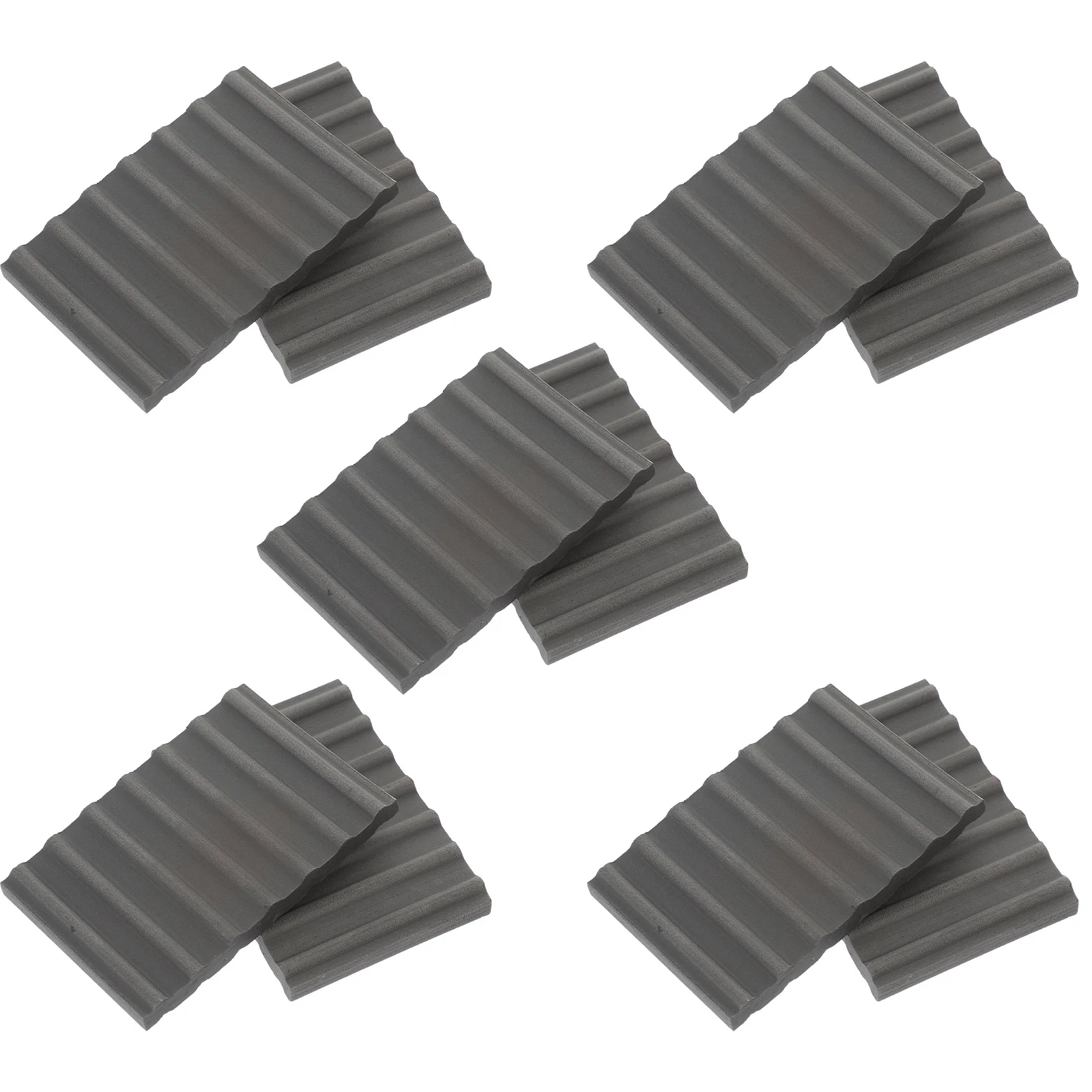 10 szt. Miniaturowe cegły imitujące cegłę do piaskownicy, architektury, majsterkowania, mikro-krajobrazu, dekoracji, sztuczna ściana z cegieł, rękodzieło budowlane