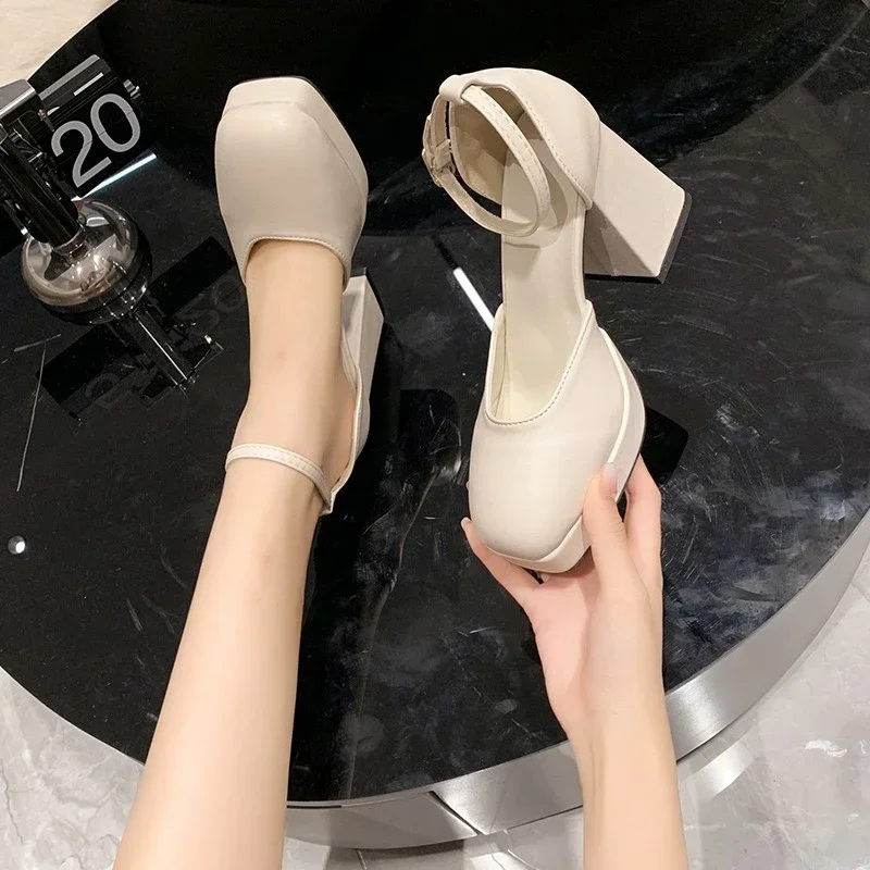 2024 Women\'s High Heels Women Shoes Sexy Sandals High Heels Sexy Platform Sandals Shoes for Club Naked Color Dress Shoes