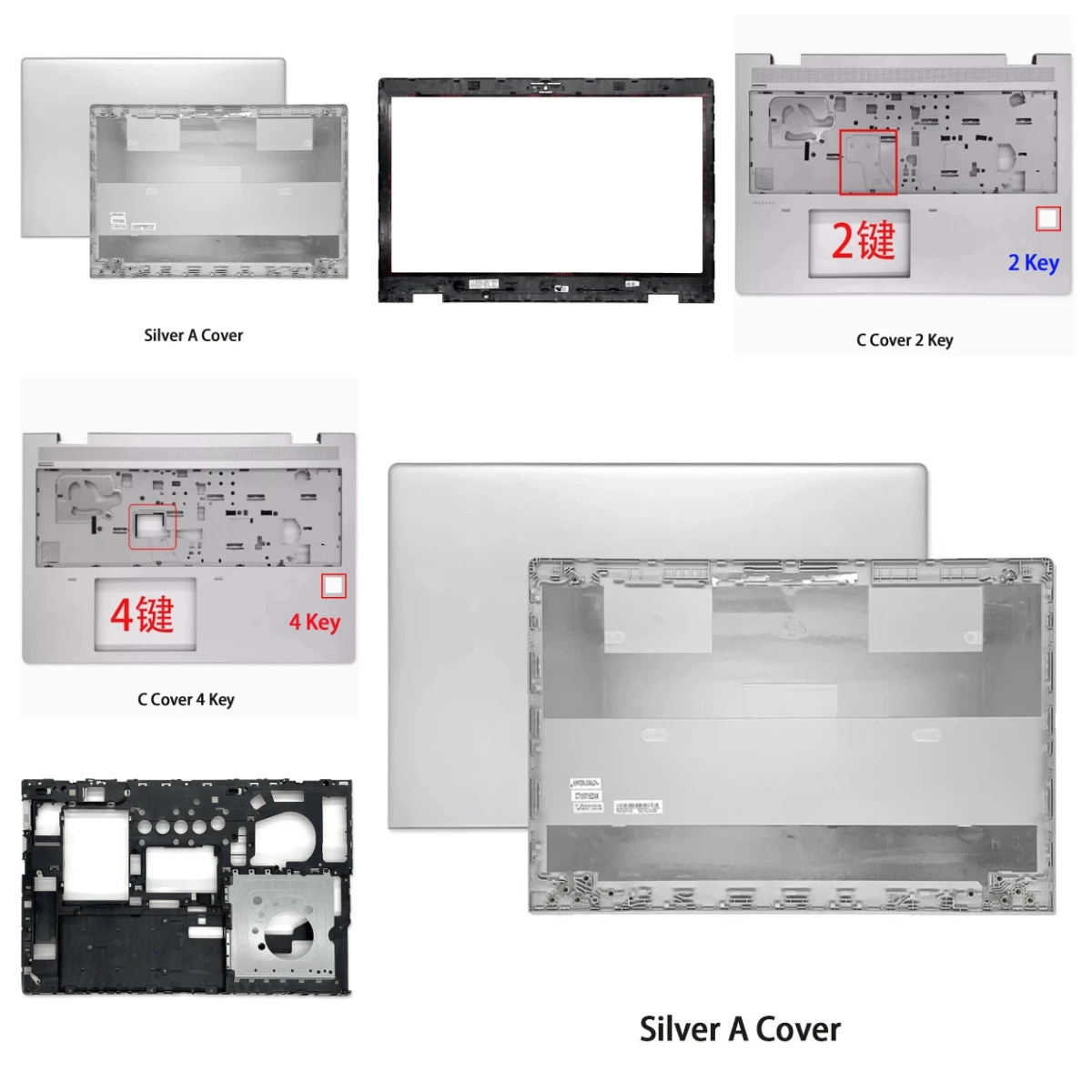 

Suitable probook 650 g5 650 655 g5 laptop LCD screen top cover, screen frame, palm rest bottom shell ABCD Cover shell