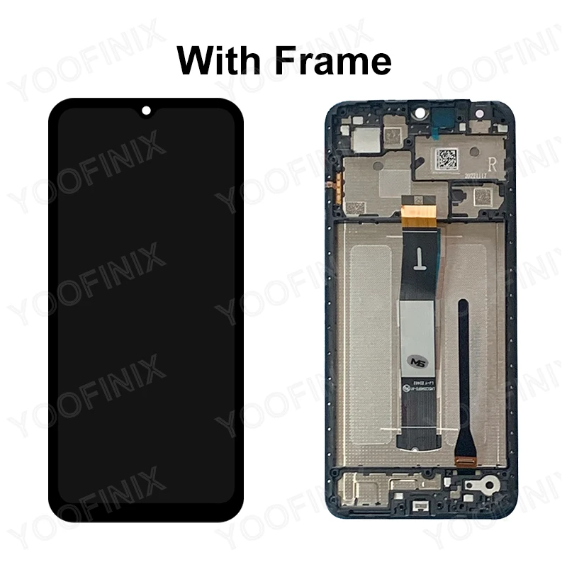 For Xiaomi Redmi 12C LCD 22120RN86G Display Touch Screen Digitizer Assembly For Poco C55 LCD 22127PC95I Replacement Parts