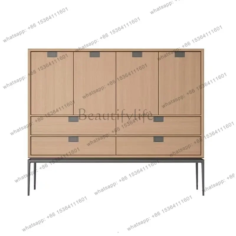 Italian side cabinet, entrance cabinet, modern simple designer, storage, advanced sense, fashionable new model