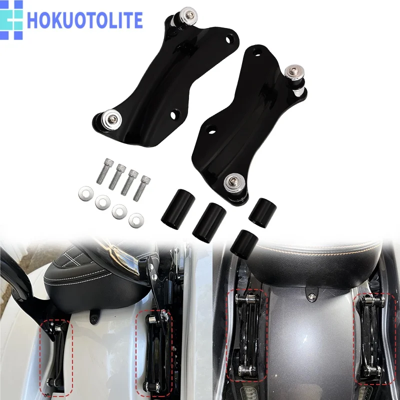 

4-Point Detachable Docking Hardware Magnetic Cover Kit Fits Harley Touring CVO Road Glide Road King Street Glide 2014-2024