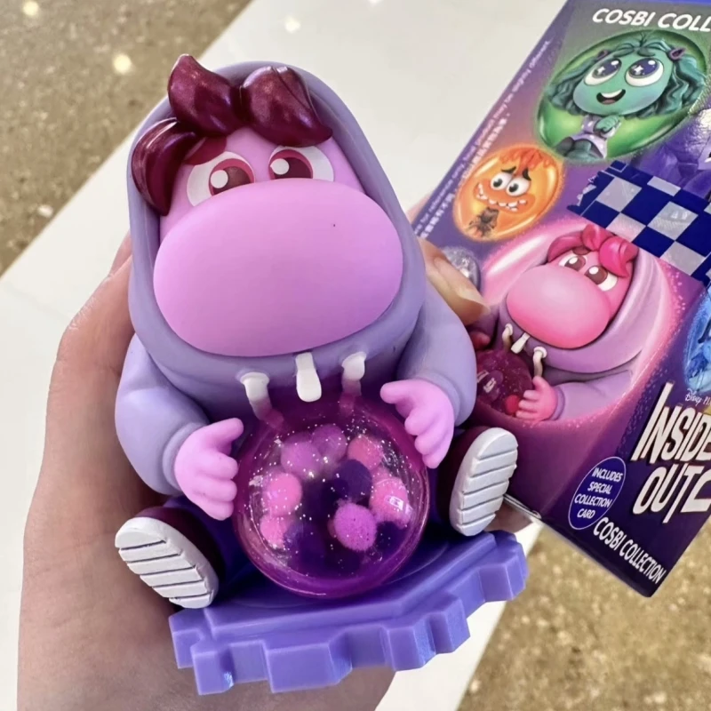 New Hottoys Pixar Inside Out 2 Blind Box Figures Joy Sadness Anger Disgust Cosbi Collectible Figurine Doll Holiday Birthday Gift