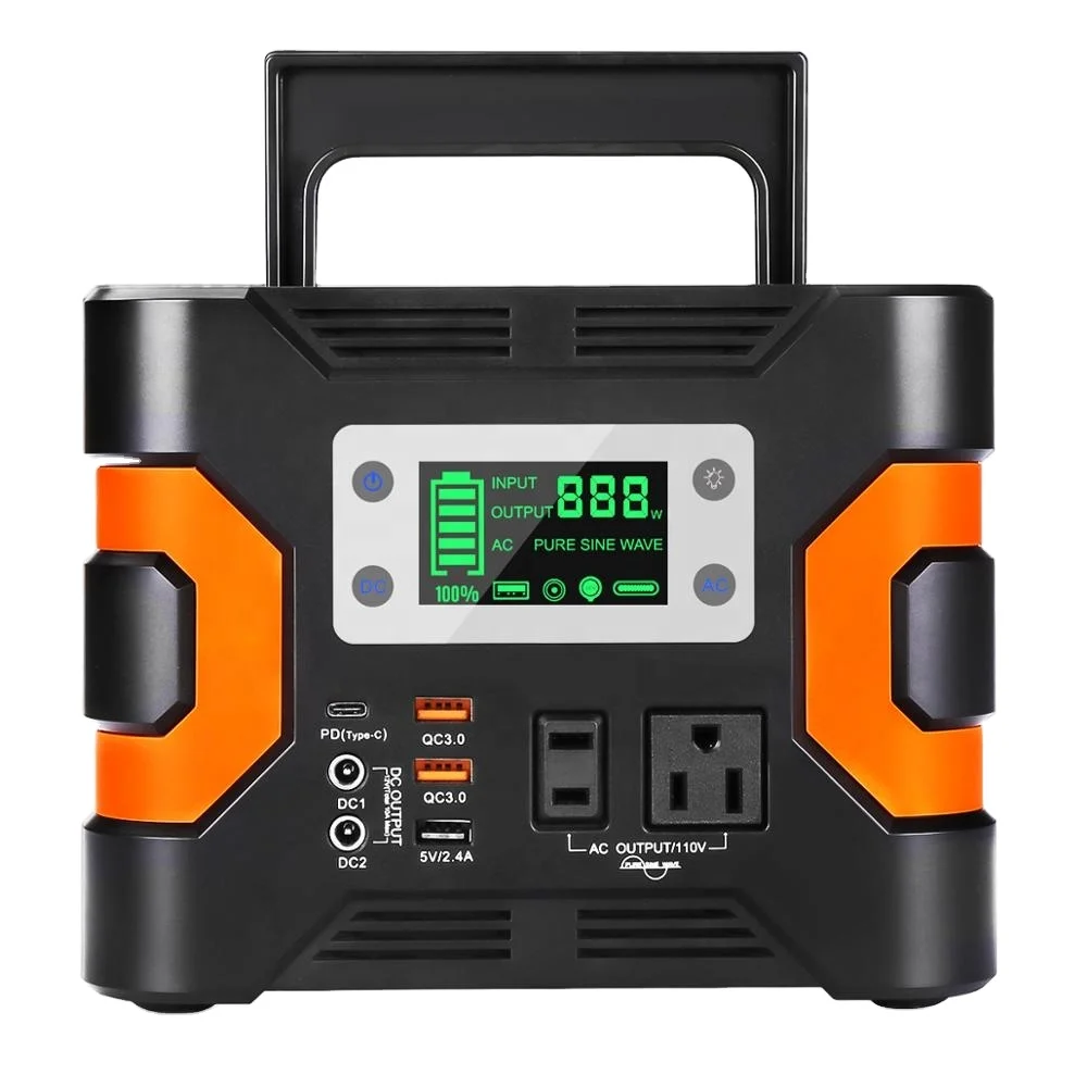 

Camping home use 150 W 160 110 V-240 V portable car jump starter smart system power bank docking station