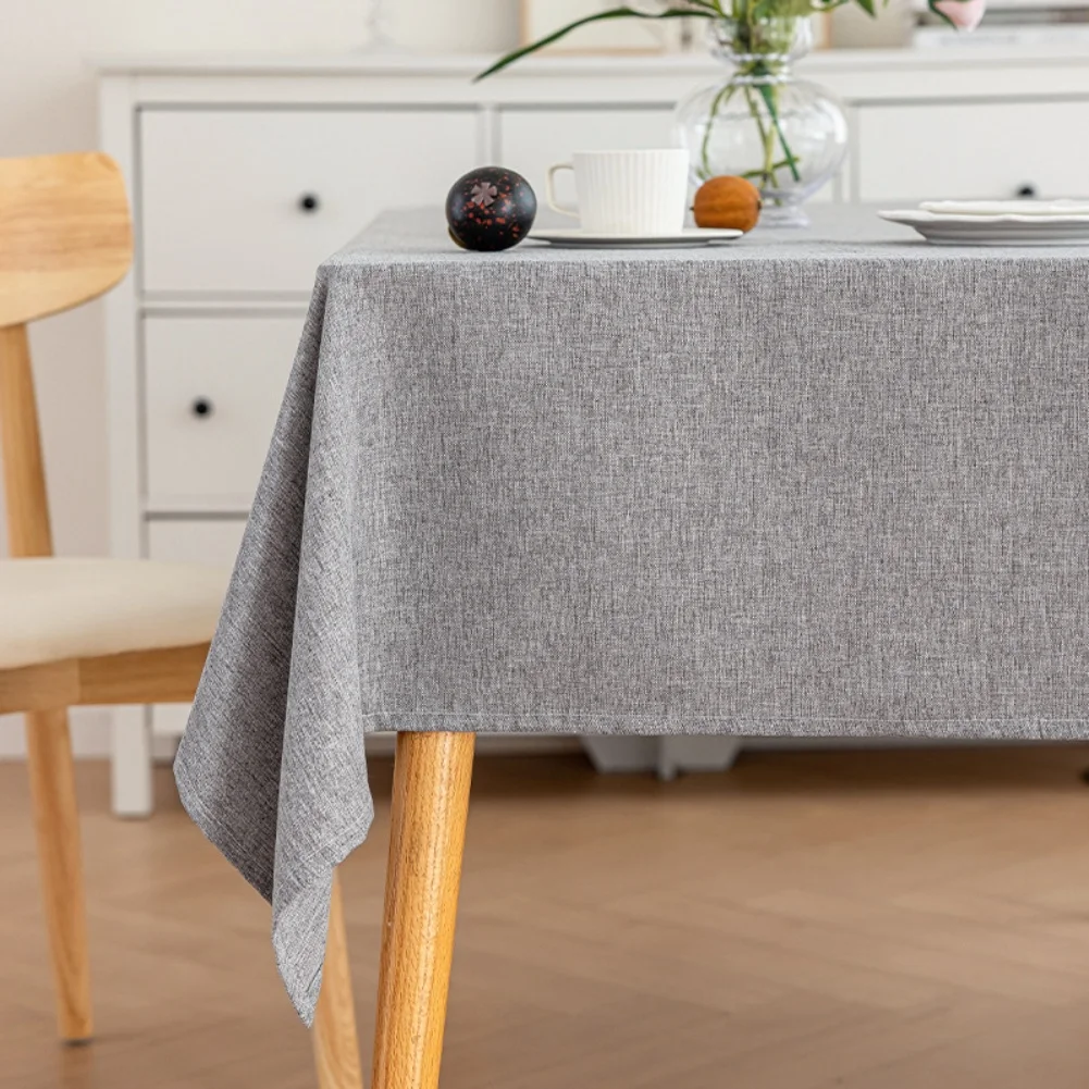 Polyester Tablecloth with Waterproof and for static Functionality Designed for Everyday Use on Home Dining Tables