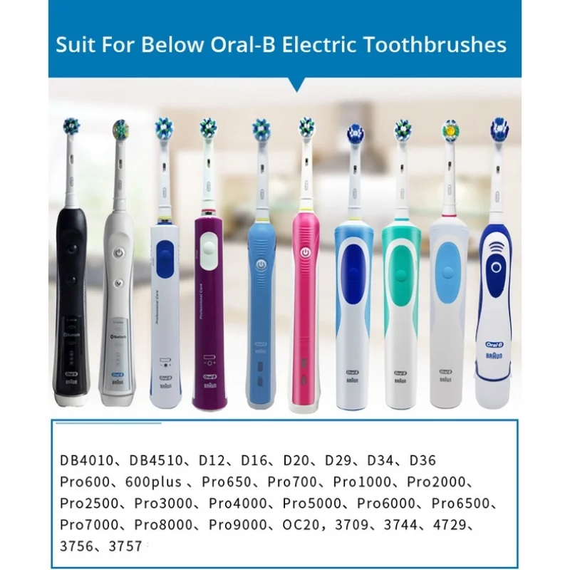 Cabezales de cepillo Oral B EB50 originales, boquillas dentales de repuesto de ángulo de 16 grados de acción cruzada para cepillo de dientes eléctrico D12/D16/DB4010/DB4510