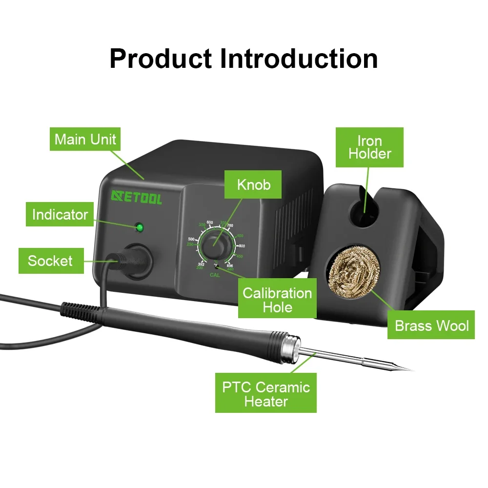 Professional electric welders kit rapid heating tin soldering iron black solder station for mobile repair