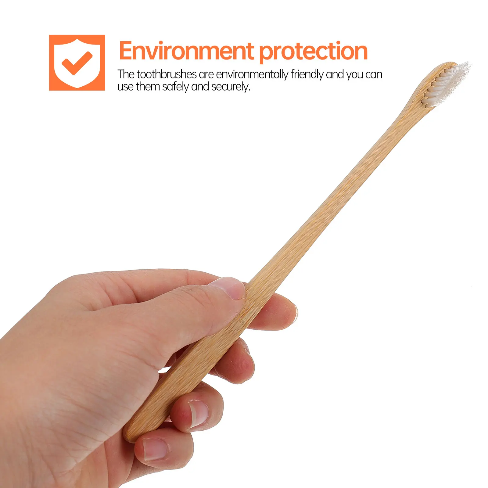 

20 Pcs Simple Bamboo Toothbrush for Soft Nylon Disposable Toothbrushes