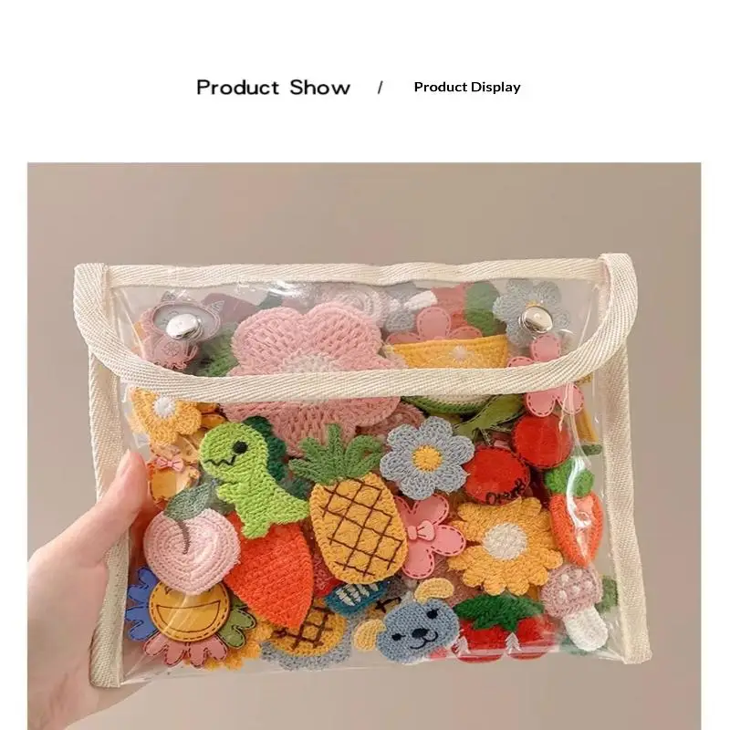 1 Set Modische Cartoon-Magie-Aufkleber für Haarschmuck und Kopfbedeckung für Mädchen – Detail 9