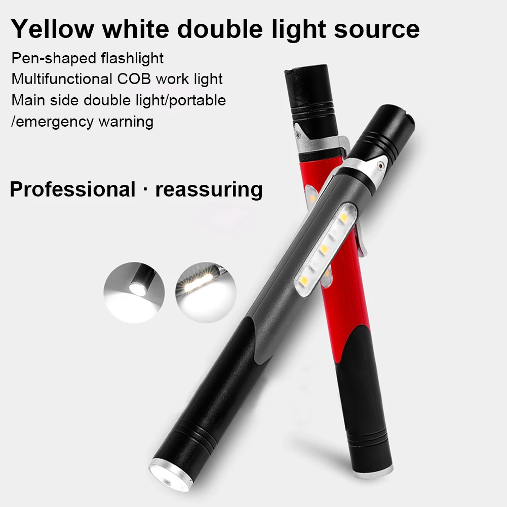 Lanterna portátil Mini LED Pocket, Ultra Bright High Lumens, Handheld Pen Light, Lanterna LED Linterna para Camping, Emergência ao ar livre