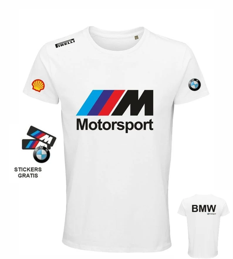 

Men's Summer BMW Motorsport T-shirt Unisex Gift T-shirt All Sizes Car Enthusiast Man Gift Round Neck Quick-drying Tees