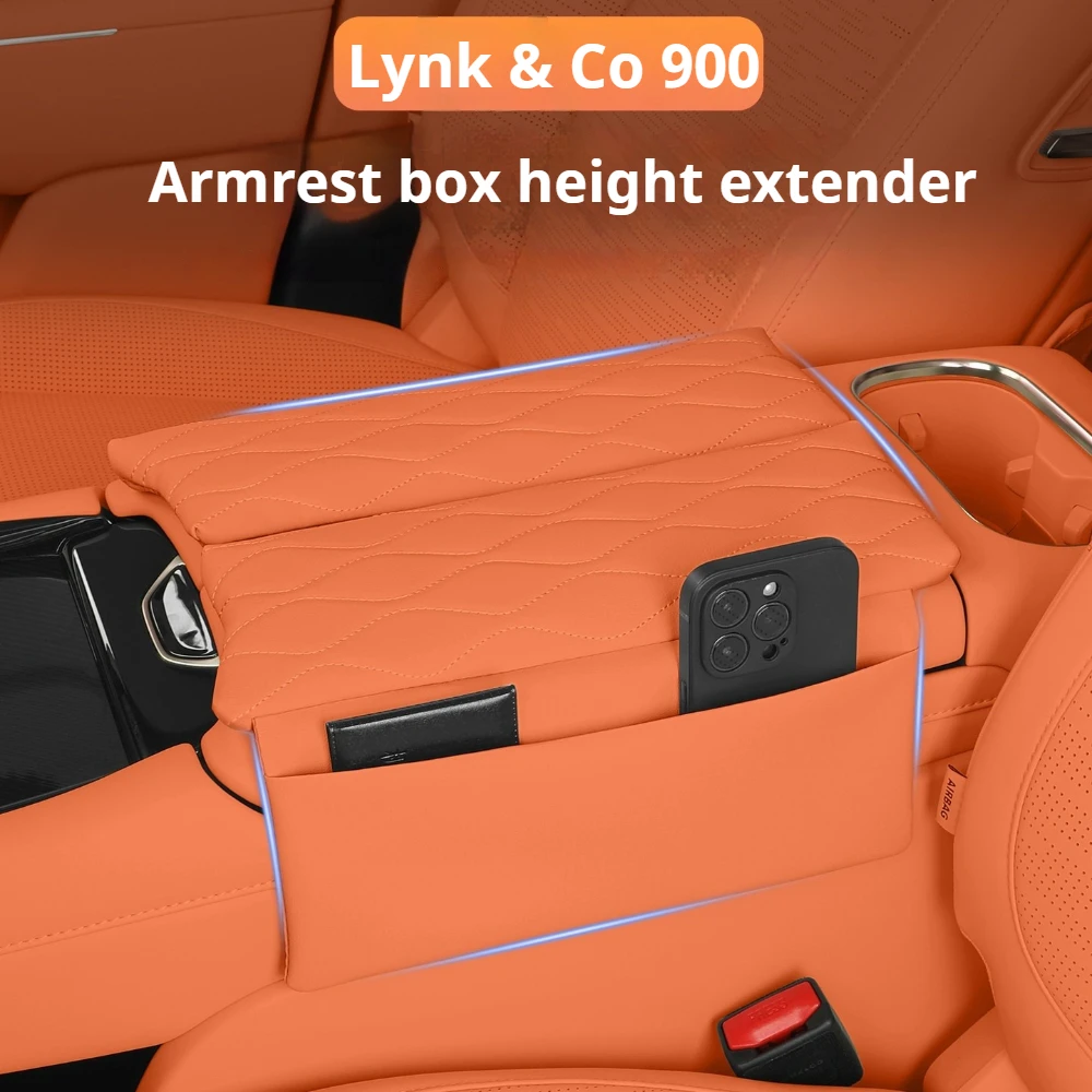 Fit For LYNK & Co 900 Car Specialized Armrest Protective Cover Center Console Armrest Box Heightening Pad Interior