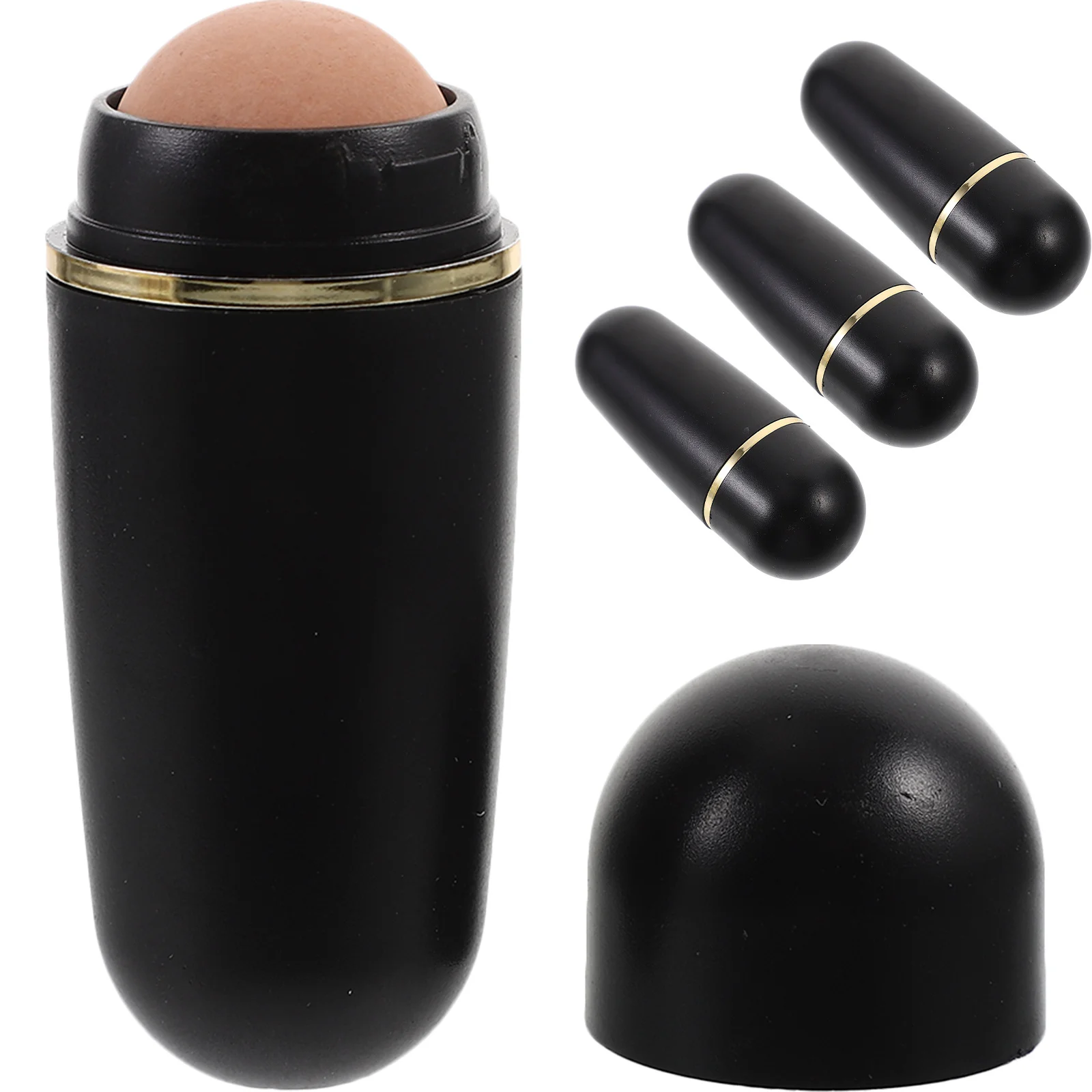 

4PCS Facial Oil Absorbing Balls Volcanic Stone Mini Roller Skin Care Tools Oil Water Absorber Face Beauty Accessories