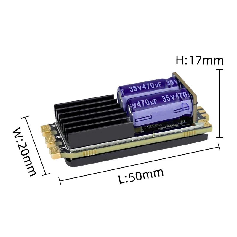 Controlador de velocidad eléctrico sin escobillas SQESC 28120 2-8S Lipo BLHeli_32 AM32 compatible con frecuencia PWM de 128KHz para Dron de carreras con visión en primera persona