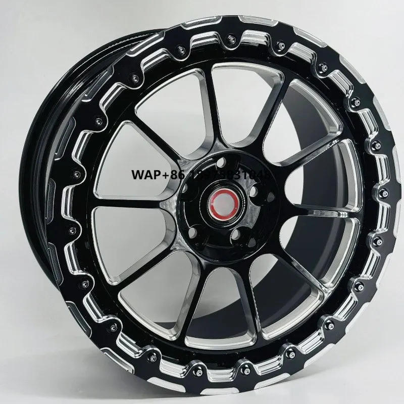 

Forged Real Beadlock 5x114.3 Wheels 17 18 19 Inch Rims Alloy Drag Racing Wheel