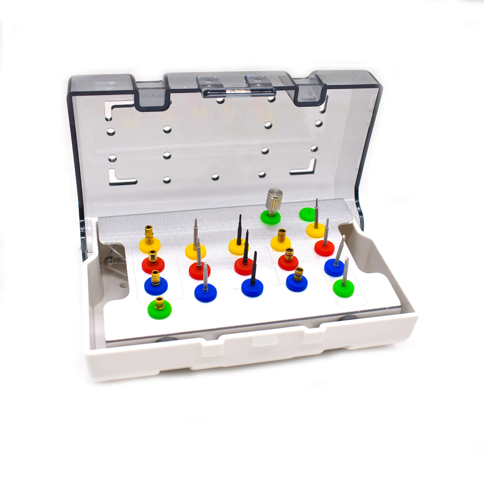 1 set Dental Implant Screw Removal Kit Stainless Steel Broken Screw Extractor Set Remover Drill Driver Universal Implant Kits