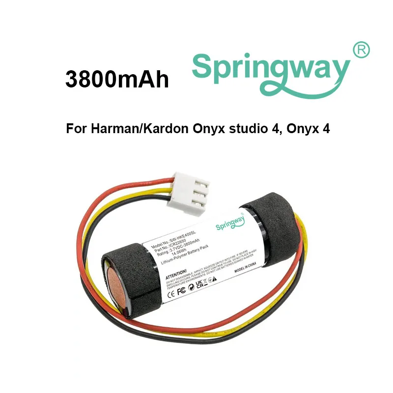 

3.7V 3800mAh Speaker Battery ICR22650 for HARMAN&KARDON Onyx Studio 4