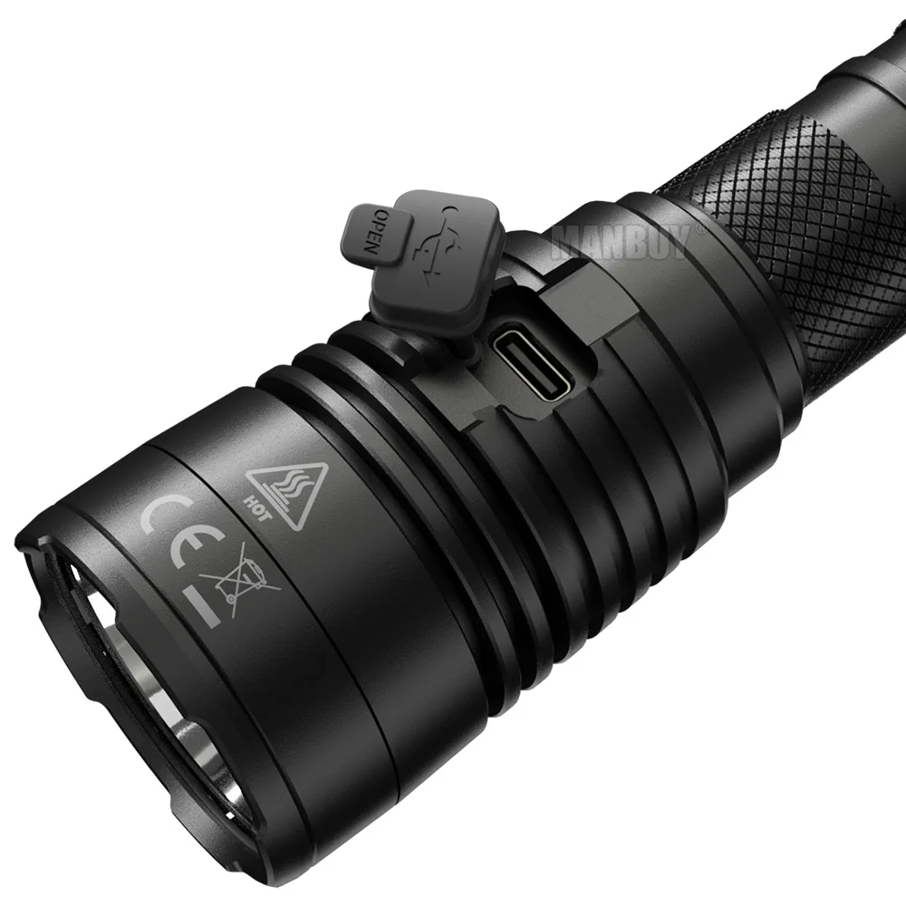 Nitecore MH25 V2 1300 LMs type-C Rechargeable Waterproof Tactical Flashlight 5000mAh 21700 Battery Outdoor Camping Hunting Torch