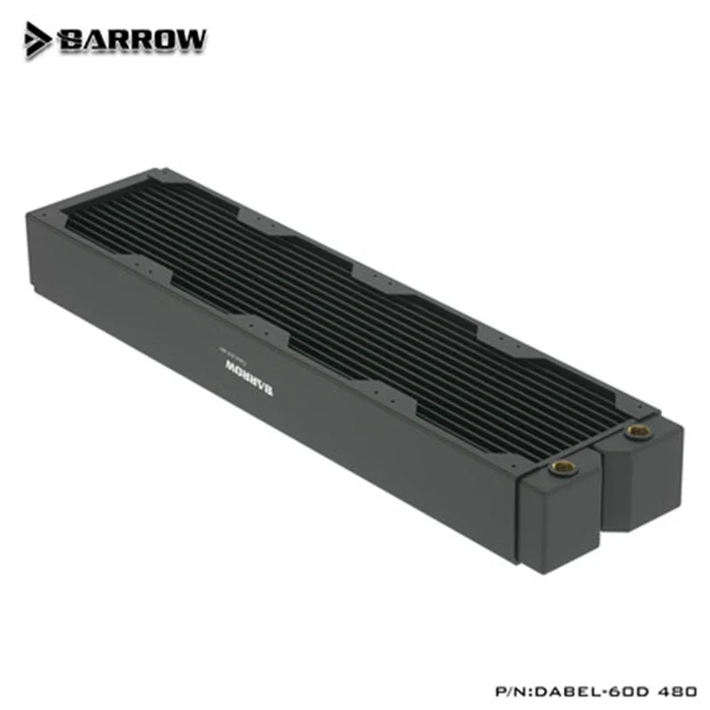 

Barrow Radiator Water Cooling Copper Length 480mm Thickness 60mm DIY Super thick High Density single-wave Dabel-60d 480