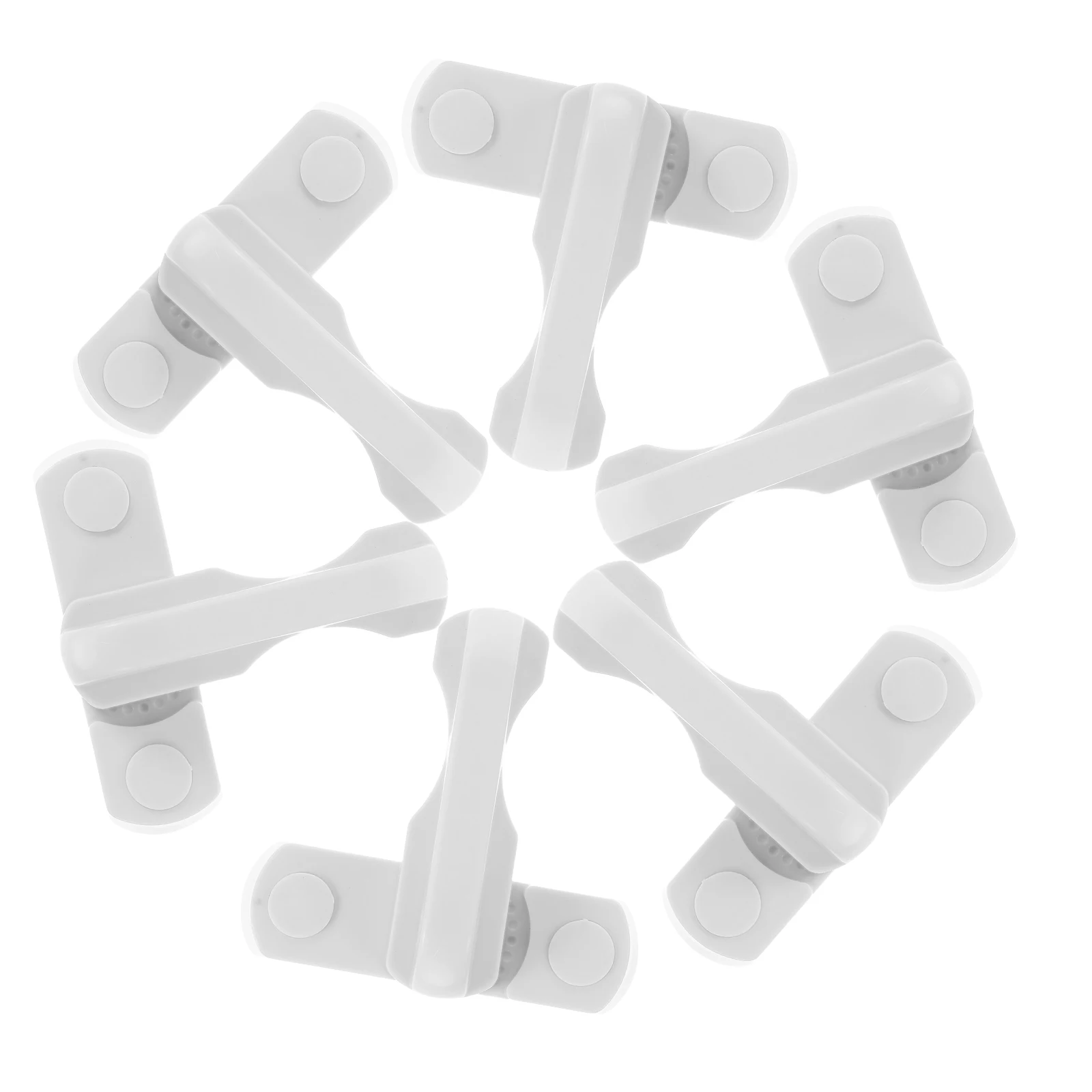 

1Set T-Shaped Window Lock White Metal Sash Anti Theft Childproof Security Lock for Doors and Windows Bedroom