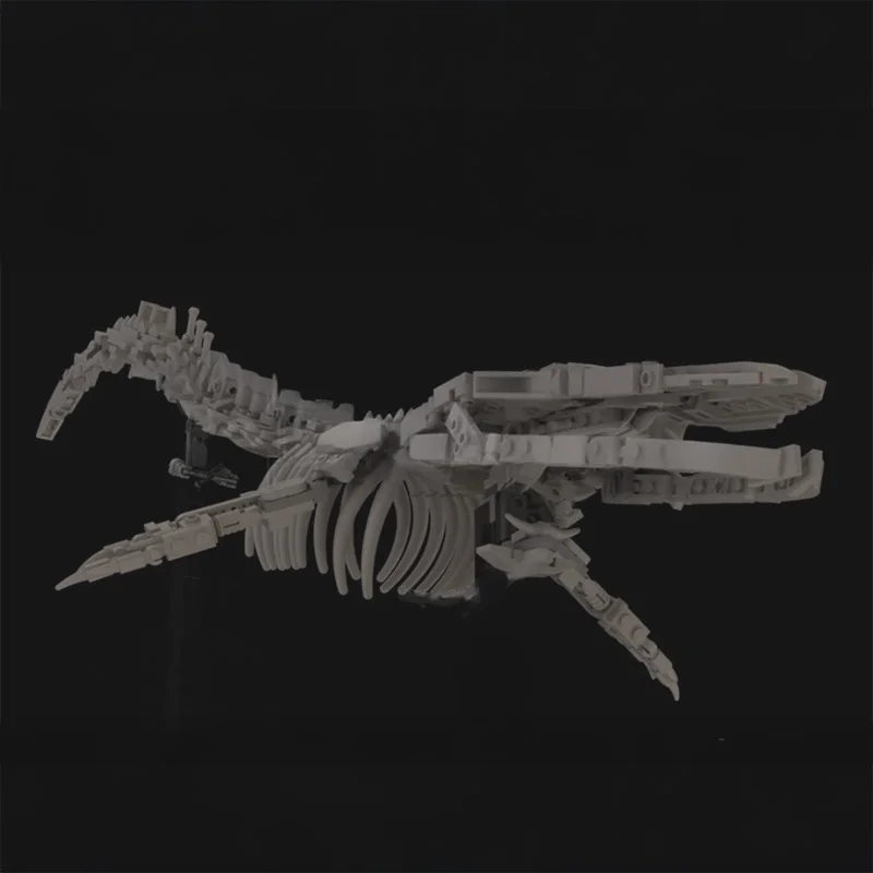 

The precise replication of segmented vertebrae,The prehistoric aquatic reptile building blocks showcase ribs and fin bones