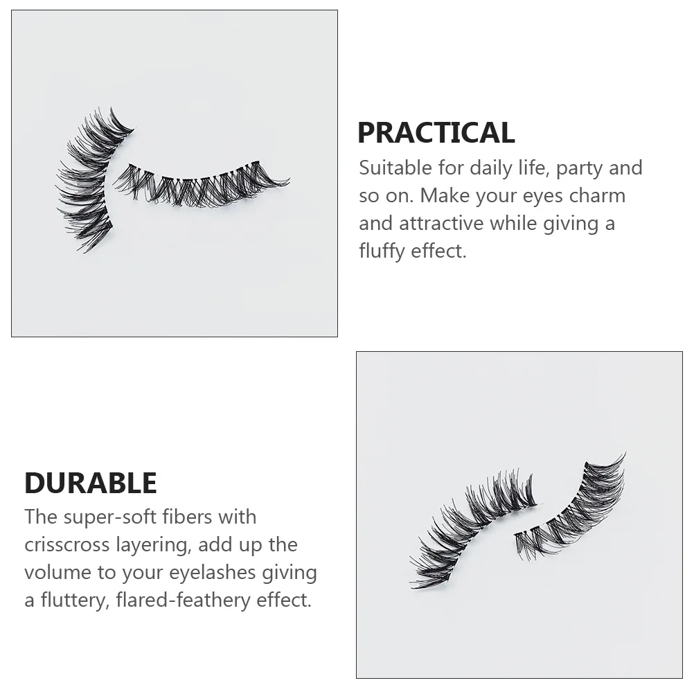 15 زوجًا من الرموش الصناعية الطبيعية متعددة الطبقات ذات حجم سميك وقابلة لإعادة الاستخدام لتأثير الحفلات اليومية رموش متعددة الطبقات #6