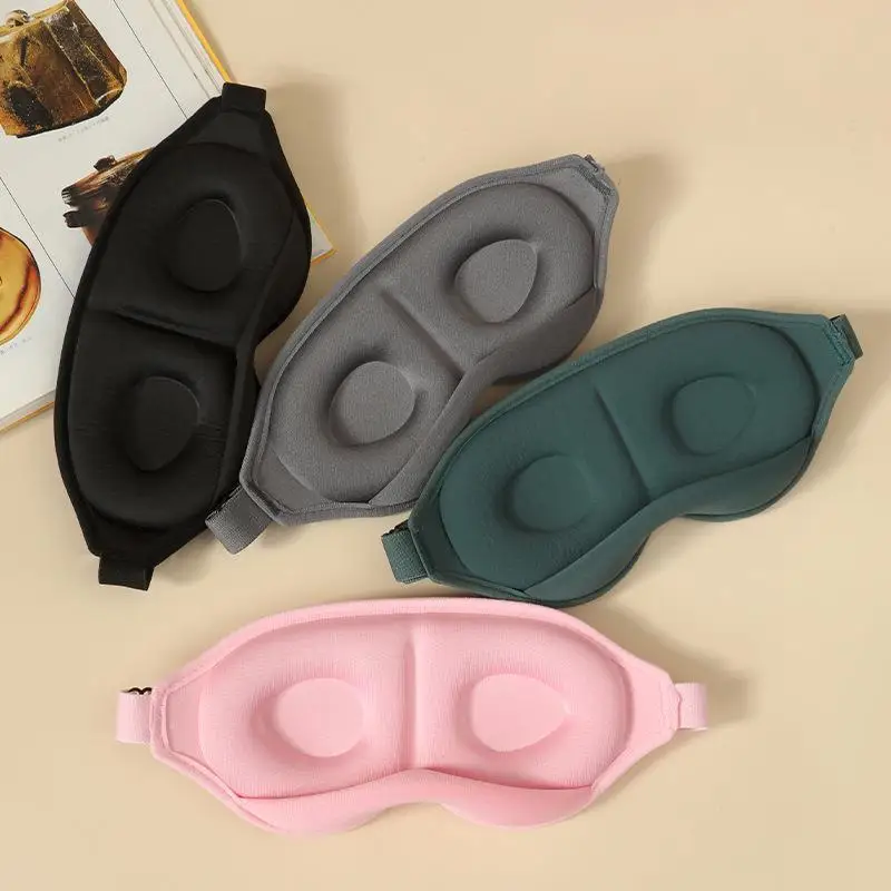 1 Stück 3D-Schlafmaske mit vollständiger Schattierung, die entspannend wirkt und keinen Druck ausübt. Weiche und atmungsaktive Schlafmaske zur Linderung von Augenmüdigkeit. – Detail 3