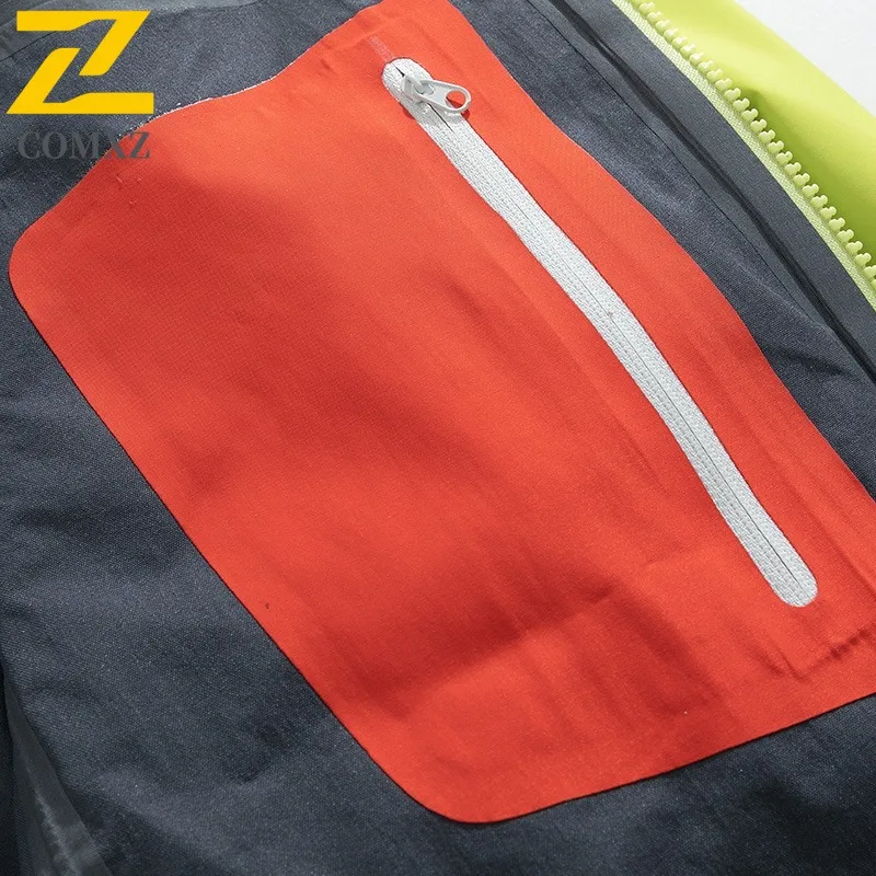 COMXZ مقنعين الرجال سترة التخييم في الهواء الطلق مقاومة للرياح ارتداء مقاومة دراجة نارية معطف عادية مصباح الصيد الخريف الرجال ملابس خارجية #5