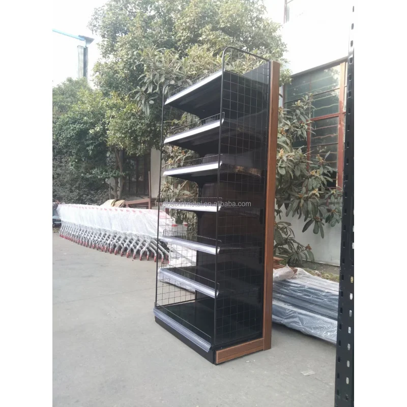 倉庫風スーパーマーケット陳列棚、割引商品陳列、高品質倉庫用品