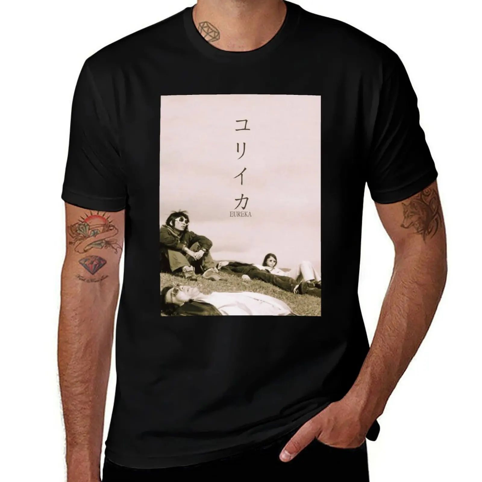 

Eureka (2000) Movie Poster T-Shirt sports fans korean fashion custom shirt mens workout shirts