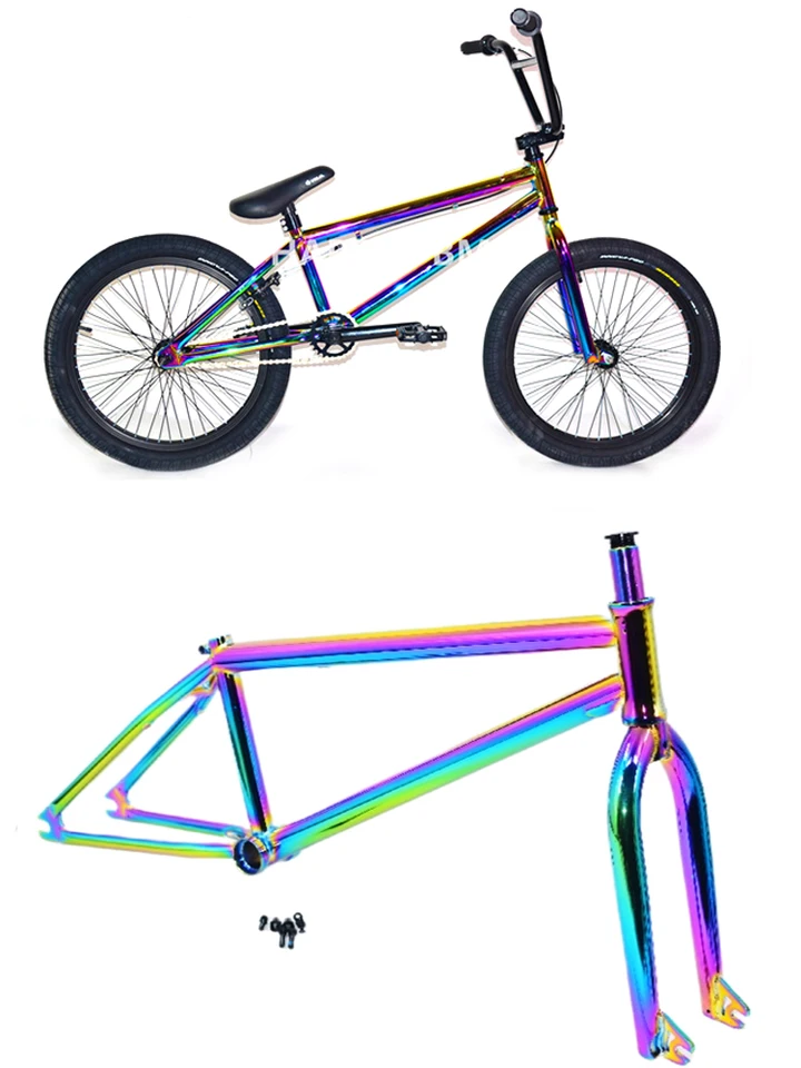 Bmxバイクフレーム、フォーク、ハンドルバー、ステム、チェーン