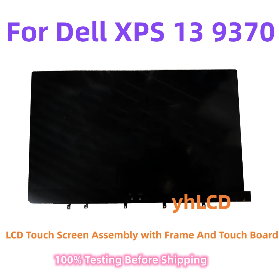 For Dell XPS 13 9370 DPN 0WT1R3 BLACK LQ0DASC123 B133HAN05.B Laptop Display LCD Touch Screen Assembly FHD 1920X1080