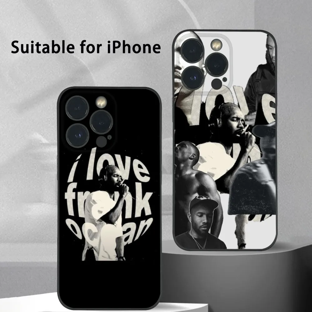 

F-Frank Ocean Blonde Phone Case For iPhone 16 15 14 13 Pro Max Plus Mini Frosted Soft Shell Funda