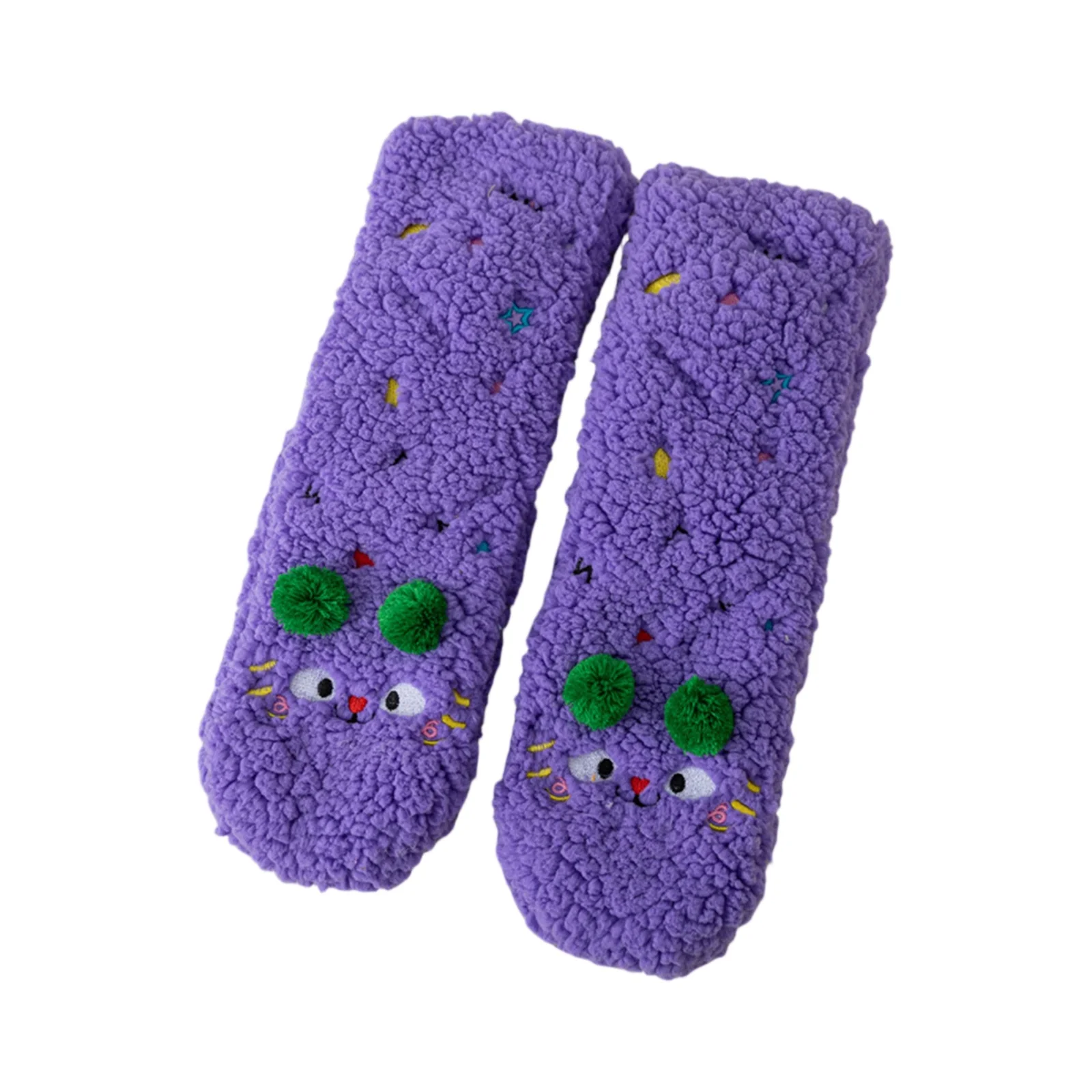 

Autumn And Winter Plush Floor Socks, Indoor Anti Slip Thick Warm Foot Socks, Family Bedroom Slippers And Sleeping Socks 2025