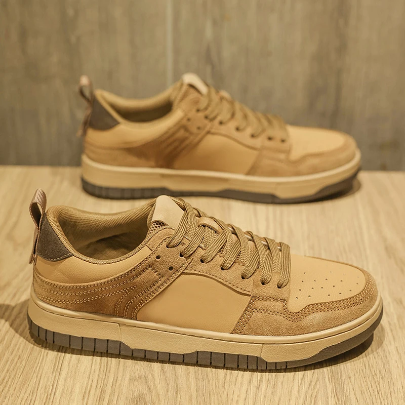 

2025 Spring New Rubber-Plastic Sole Casual Board Sneakers for Outdoor Sports - Comfortable, Soft, Slip-Resistant, Durable, and T