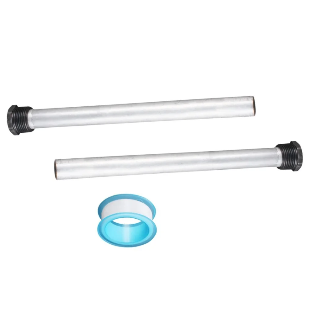 Aluminum Zinc Anode Rod for RV For water Heater 9.25 Inches Long 3/4 Thread Two Piece Set Compatible with Most Tanks