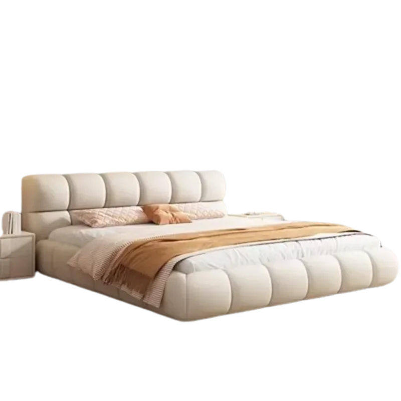Storage White Double Bed Designer Cheap Full Size Loft Home Double Bed Wood Sleeping Cama Matrimonial Bedroom Furniture