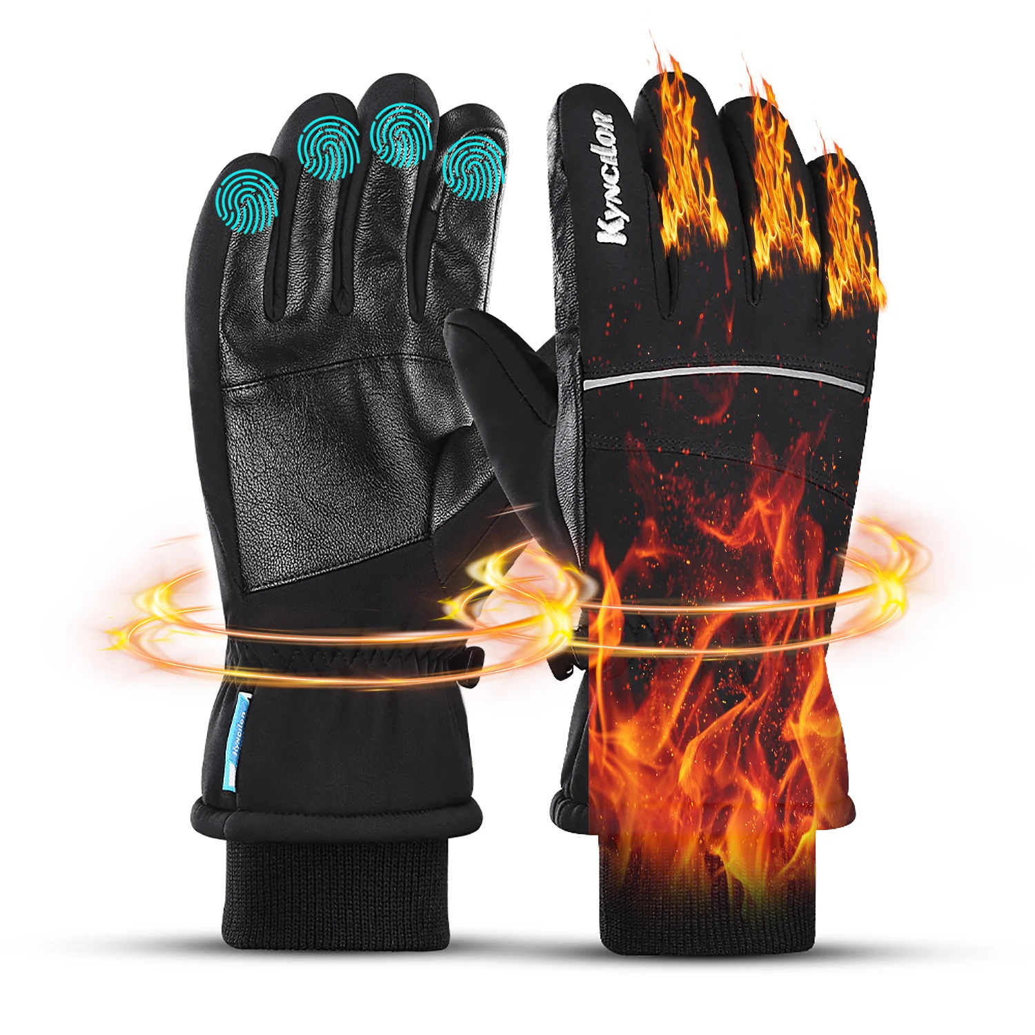 

Лыжные перчатки, перчатки для сноуборда, сверхлегкие водонепроницаемые зимние теплые флисовые перчатки для езды на мотоцикле и снегоходе