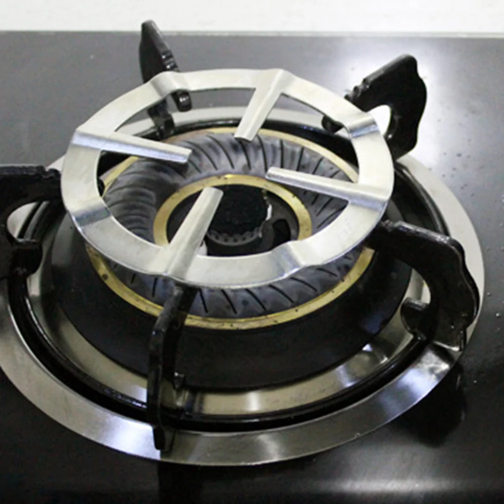 

Pot Stove Stand Silver High Temperature Resistant Oil Proof Non Slip Burner Grate For Gas Range Coffee Pot Holder Wok