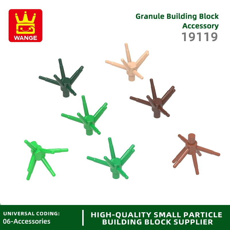 

Wange 340 шт./лот 15119 6 растений стебли веточки травы строительные блоки совместимы с кирпичным Moc цветные аксессуары детали игрушки подарки