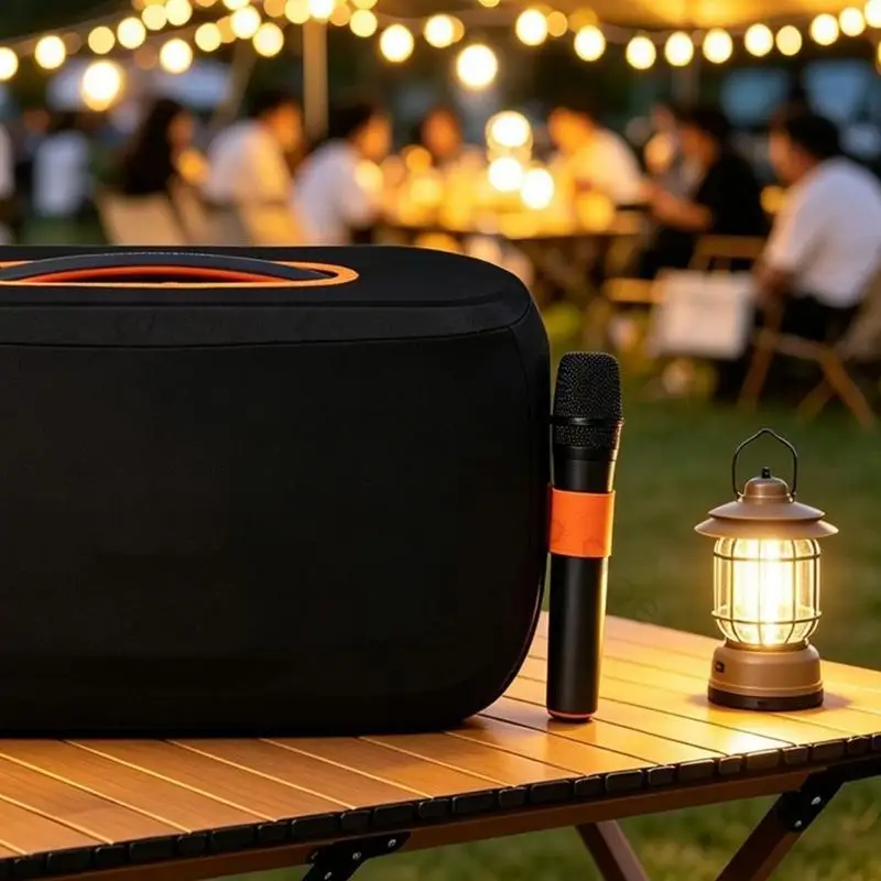 96BA Tragbarer Staubschutz, kompatibel mit Party Box On-The-Go 2, flexibler Staubschutz aus Stoff zur Aufbewahrung und Reinigung – Detail 10