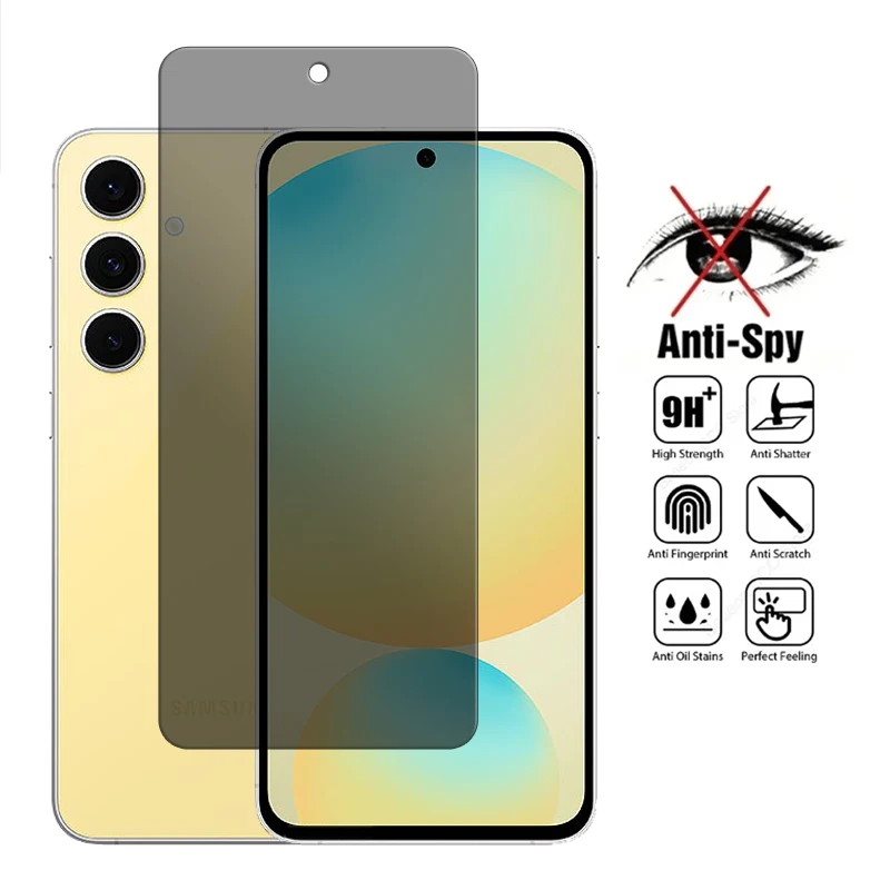 For Samsung Galaxy S24 FE Glass For Galaxy S24 FE Tempered Glass 6.7 inch Anti Peep Privacy Screen Protector For S24 FE 5G Film