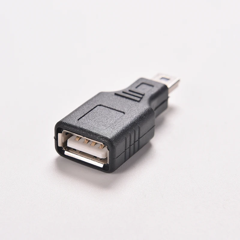 1PC Brand New Network USB 2.0 A Female To Mini USB B 5 Pin Male Cord Cable Hub Adapter