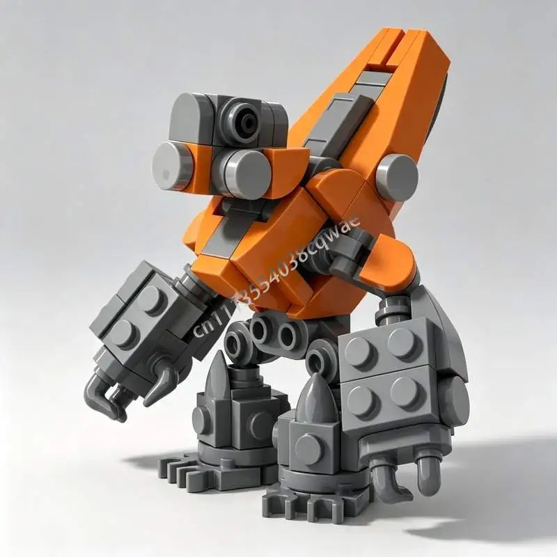 NEW 120PCS Game Soldier Robot Armor Figure Building Blocks MOC Creative Character Model DIY Assembly Puzzle Toy Gift Collection