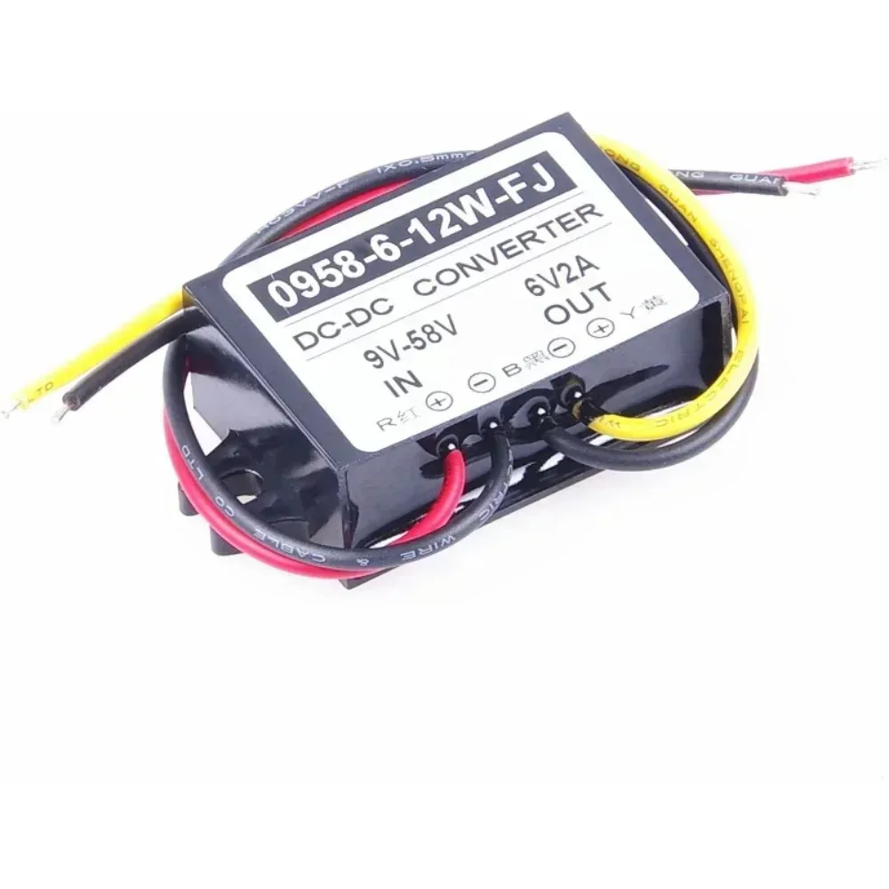 DC 12V 24V 36V 48V 9V-72V Convert to 6V 2A 12W Step Down Car Power Inverters Waterproof Power Adapters Buck Voltage Converters image 2